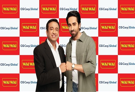 WAI WAI India, Under CG Corp Global's FMCG vertical CG Foods Ownership, Enlists Bollywood Star Ayushmann Khurrana as Brand Ambassador